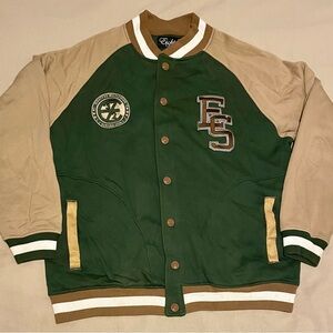 Vintage Y2K Letterman Varsity Jacket Skater HipHop Streetwear Nostalga Eclectic
